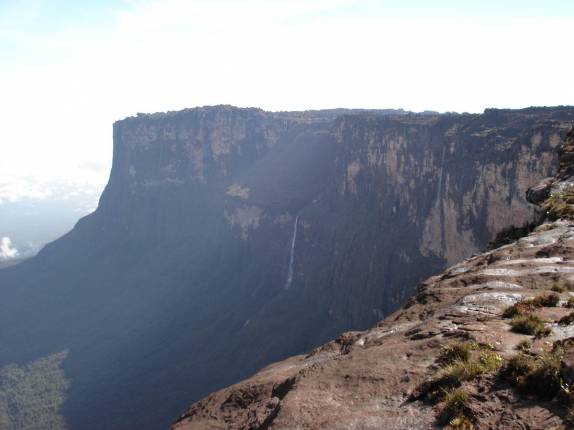 A belíssima paisagem que se vê do topo do Monte Roraima, na  Venezuela, em 2007